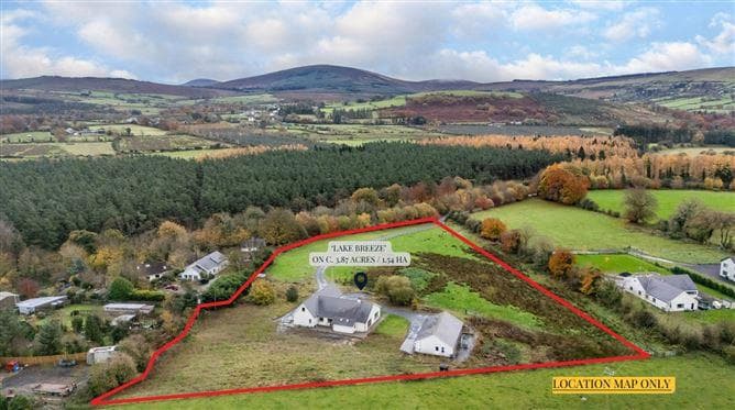 Residence on c. 3.87 Acres, 'Lake Breeze', Manor Kilbride, Wicklow