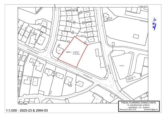 Site c. 0.15 Hectare (c. 0.37 Acre) at Rathbeale Road, Swords, County Dublin